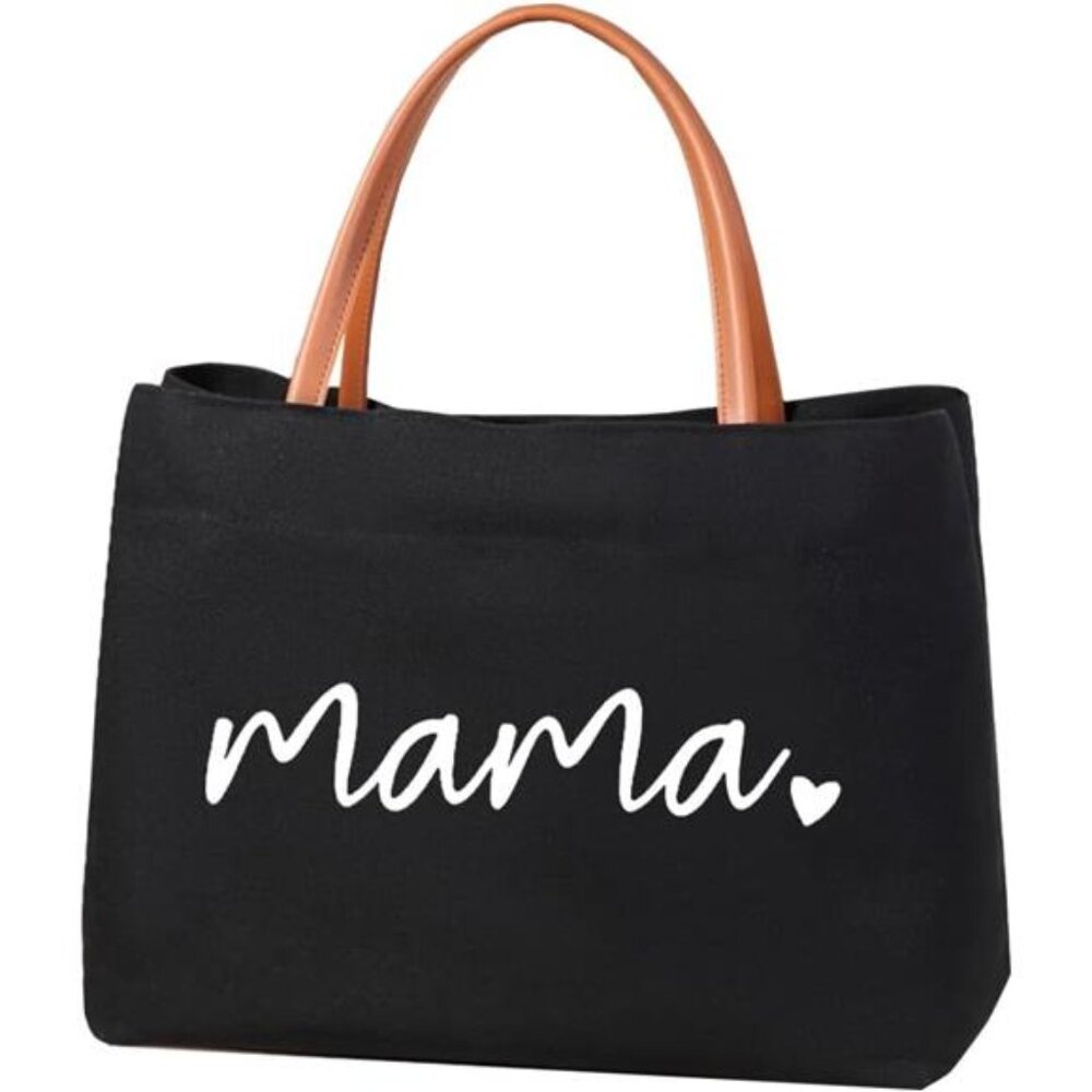 Mom Mama Bag Mother Gifts Momlife Tote for‎ Hospital, Shopping, Beach, Travel